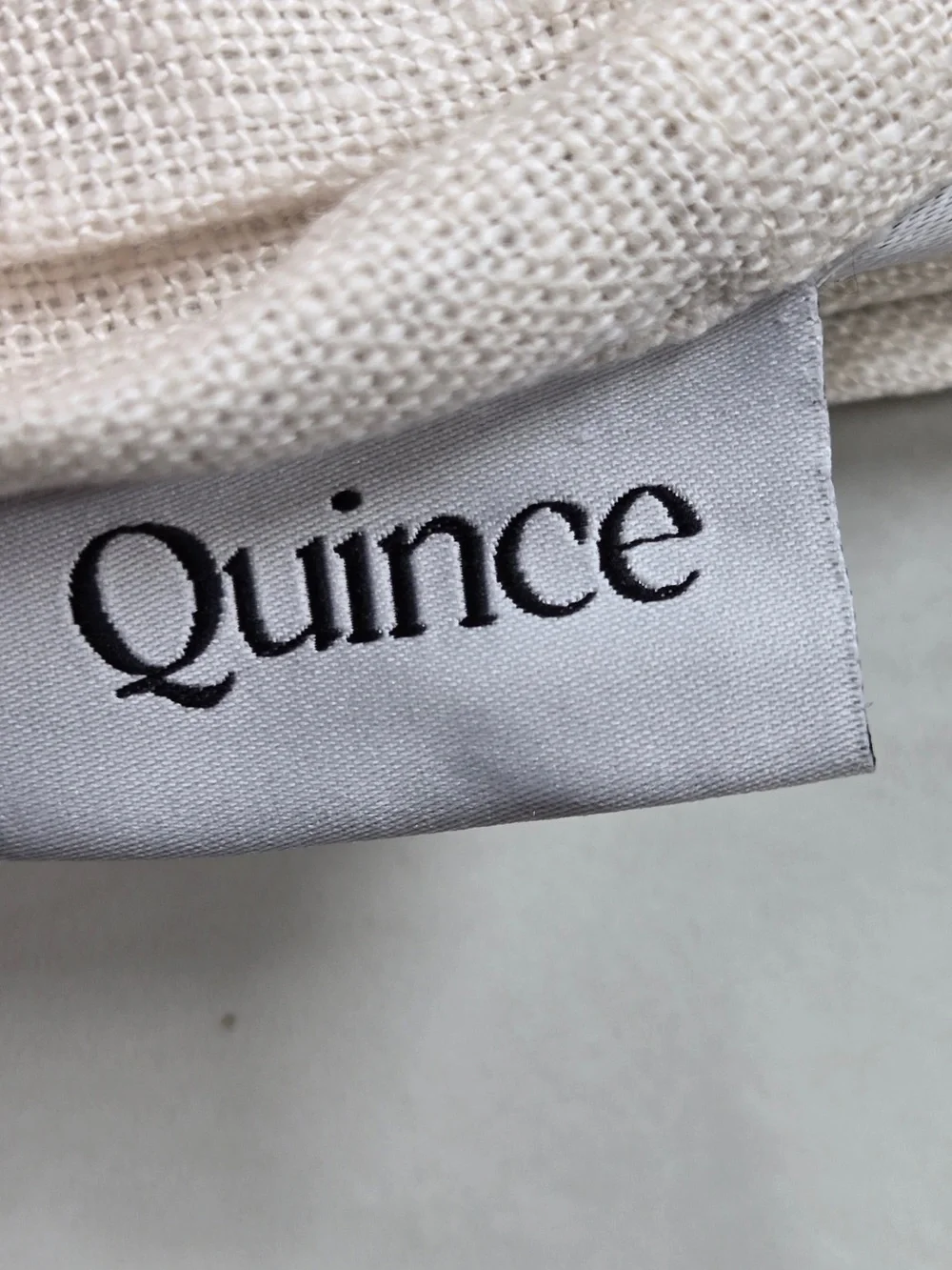NWT QUINCE Set 2 48x96 Heavyweight European Linen Room Darkening Curtains 9880